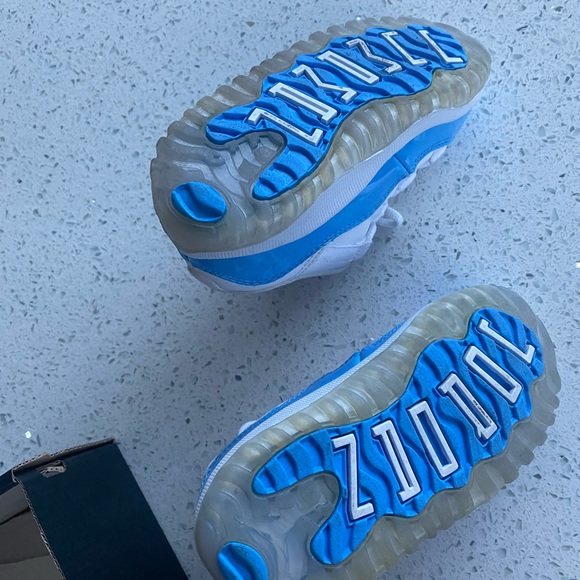 Beautiful Jordan retro 11 Los BT white baby blue kids 7c great condition - Picture 8 of 8